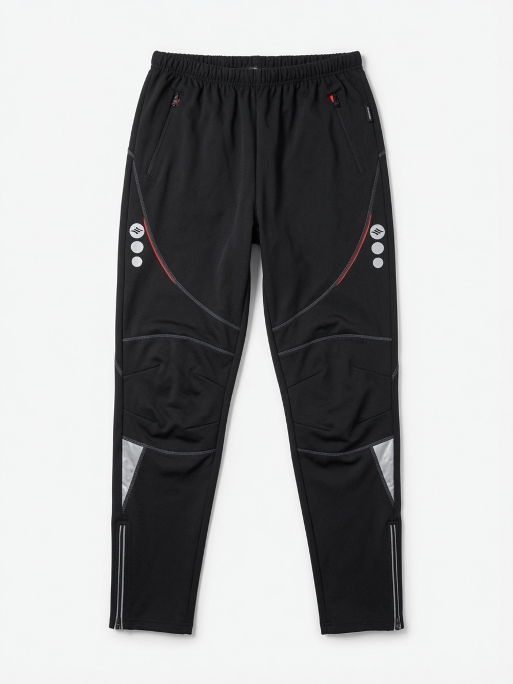 Men's Black Reflective Jogger Pants